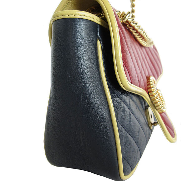 Auth Gucci Gg Marmontshoulder Bag #160815G12B - Picture 4 of 12